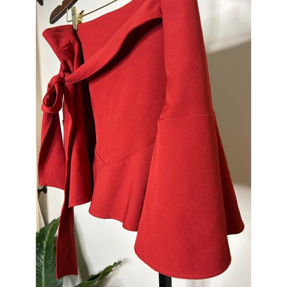 Zara Red Skorts!! - XL‎ With tie belt. Beautiful! - Picture 8 of 8